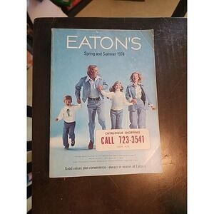 Vintage Eaton's Spring & Summer 1974 Catalogue Canadian Department Store Catalog